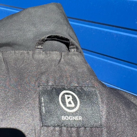 Vintage Bogner Goose Down Embroidered Vest Mens size 44 Bougie Lumberjack Plaid - Picture 6 of 7